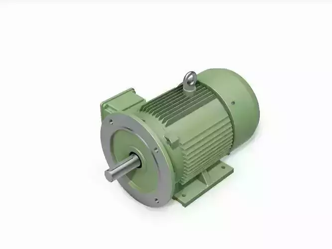 160M B35 Left IEC electric motor - 3D CAD model 3D model