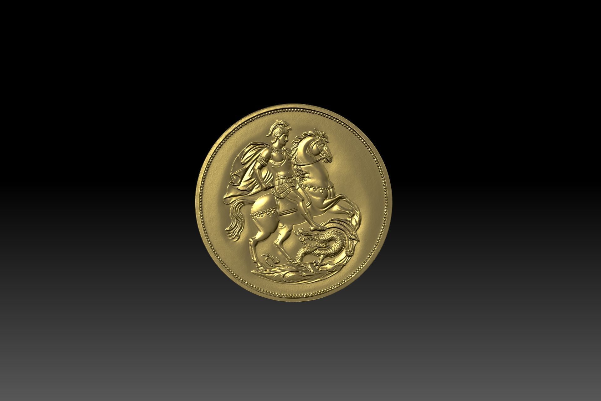 High-resolution STL model of an Alexander the Great coin 3D print model_4