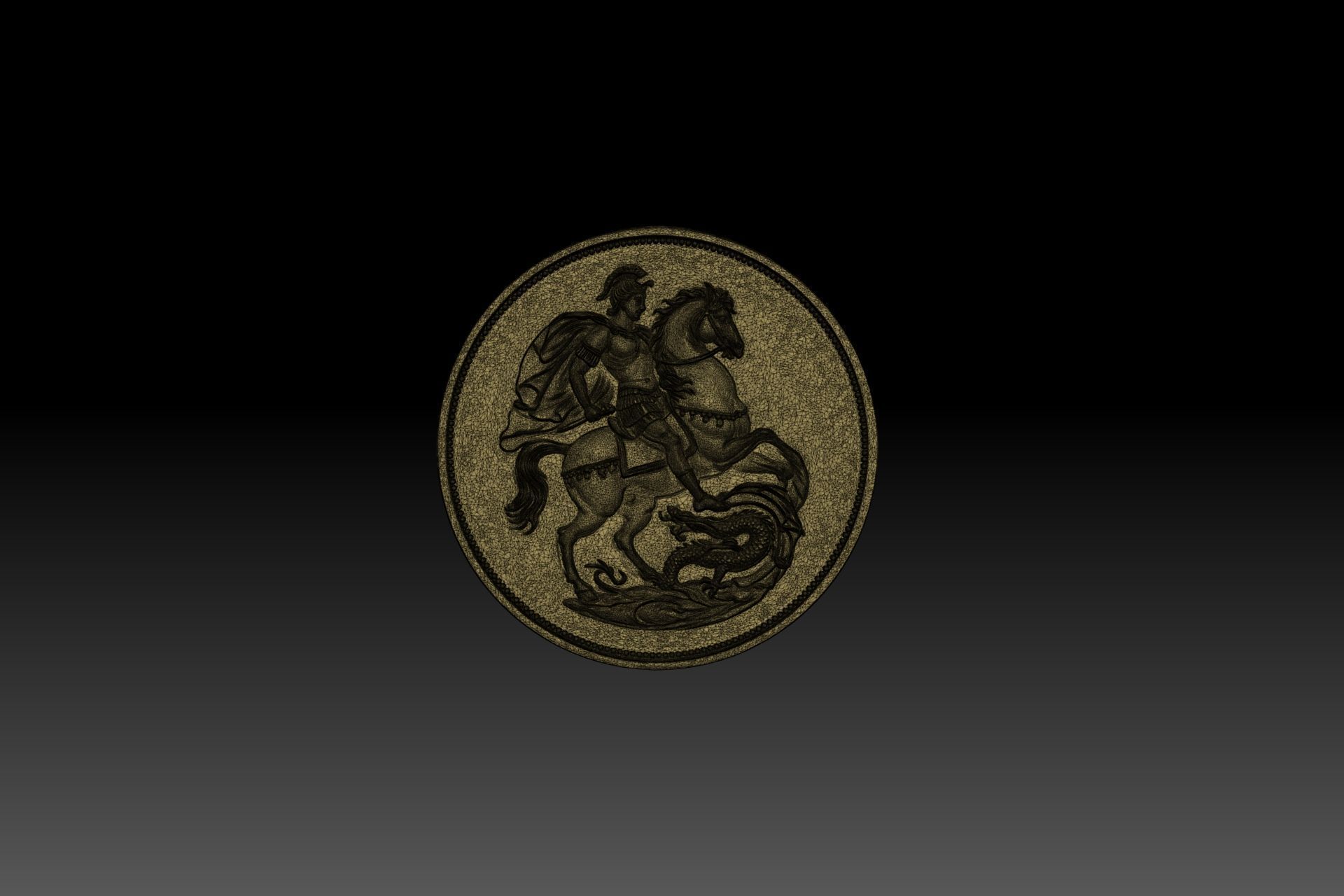 High-resolution STL model of an Alexander the Great coin 3D print model_6