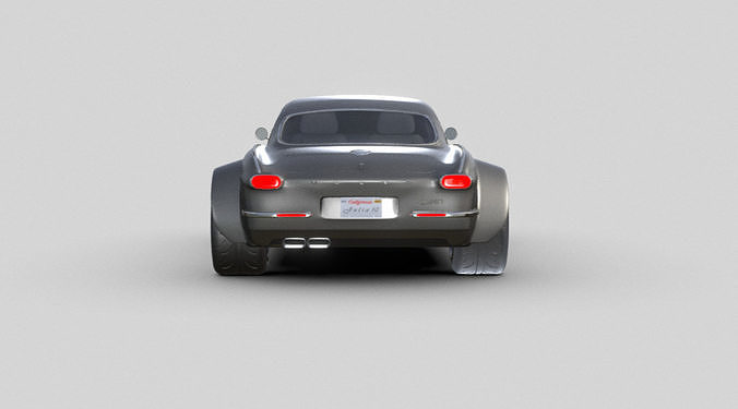Volvo P1800 Restomod Widebody Edition 3D model