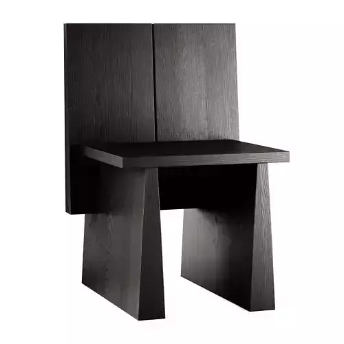 Van Rossum T-Elements Solid wood chair