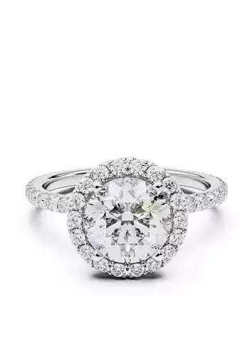 Diamond classic Ring to print 3 Sizes