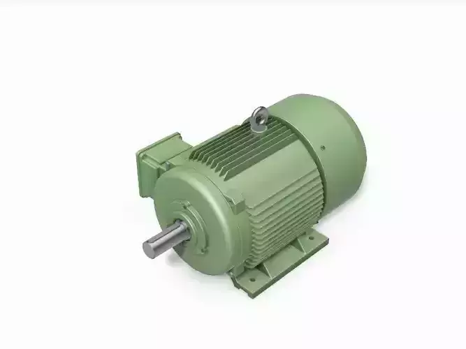 180L B3 Left IEC electric motor - 3D CAD model