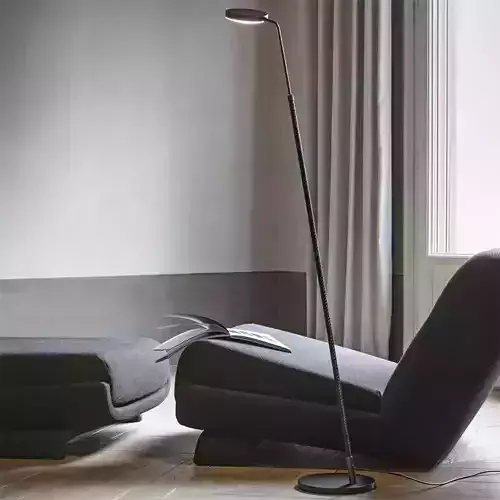 Modern Floor Reading Lamp Spoon Style 