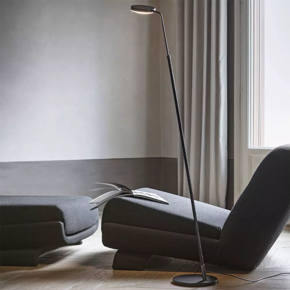 Modern Floor Reading Lamp Spoon Style 3D model