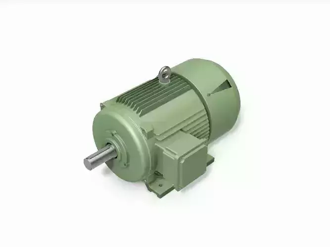 180L B3 Right IEC electric motor - 3D CAD model