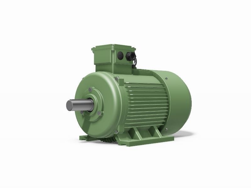 180L B3 Top IEC electric motor - 3D CAD model 3D model_1
