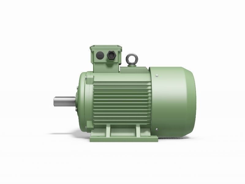 180L B3 Top IEC electric motor - 3D CAD model 3D model_2