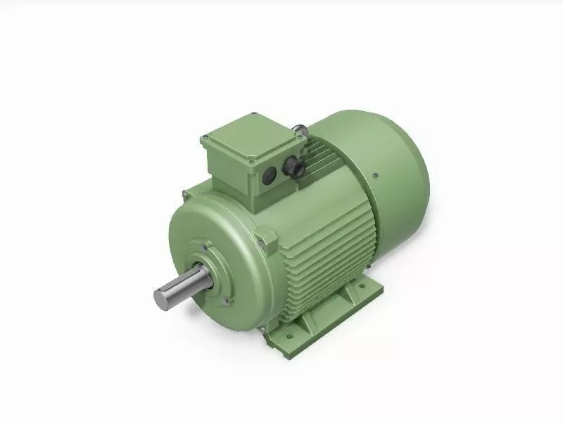 180L B3 Top IEC electric motor - 3D CAD model 3D model_0