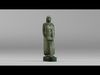 001647 Ancient Egyptian Priest High Detail 3D Scanned Statue 3D print model_1