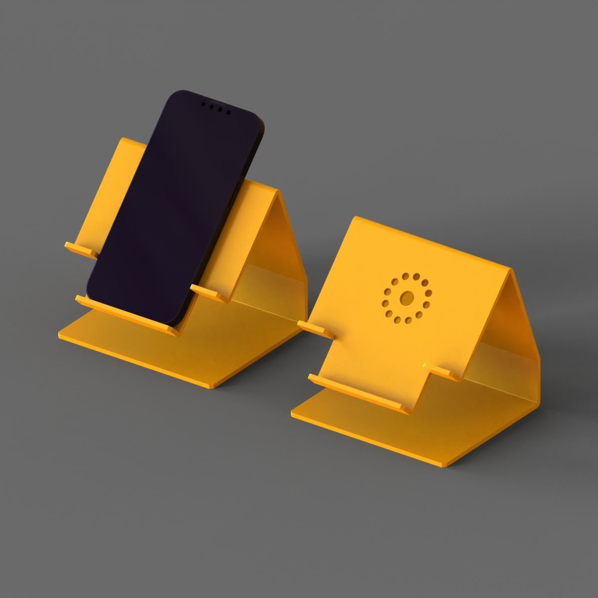 Phone Stand 3D print model_3