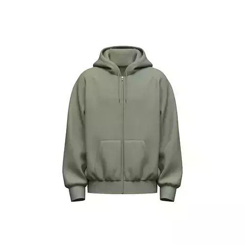 Mens Oversized Hoodie 3d Model 3D model