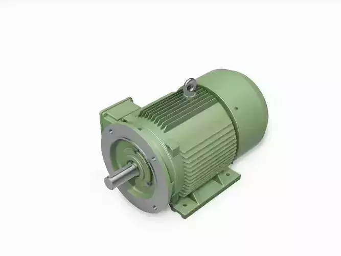 180L B35 Left IEC electric motor - 3D CAD model