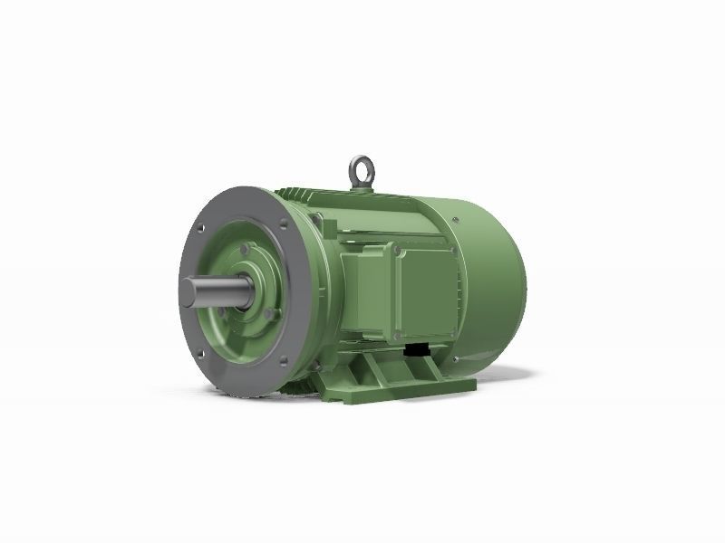 180L B35 Right IEC electric motor - 3D CAD model 3D model_1