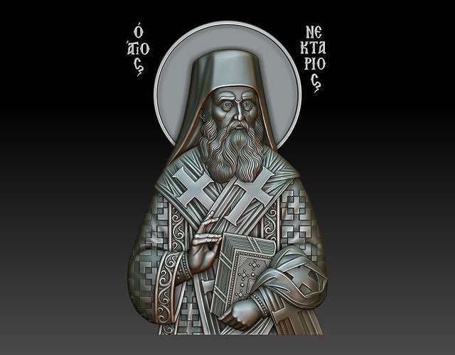 Saint Nektarios of Aegina  3D print model