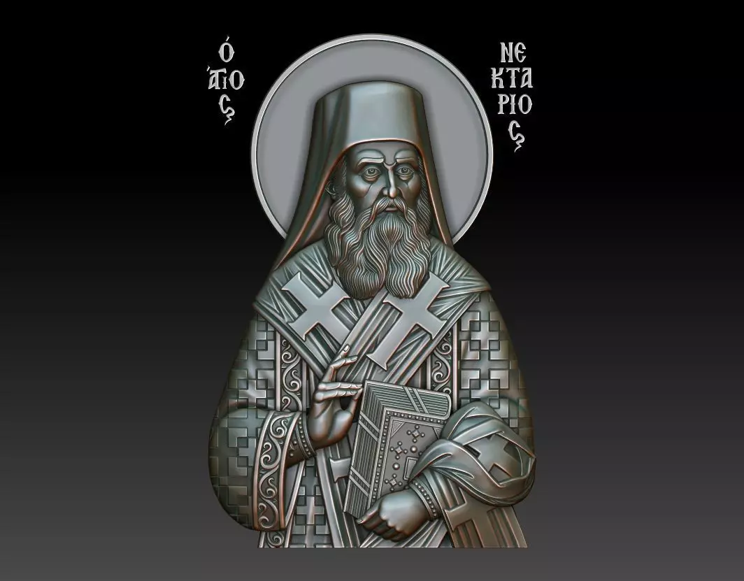 Saint Nektarios of Aegina 3D print model