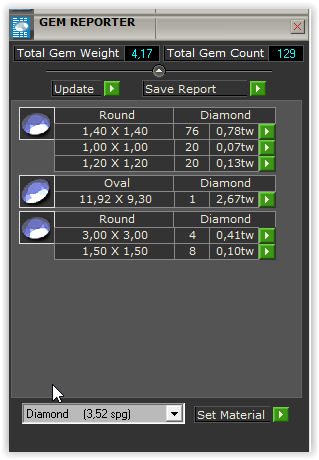 Diamond-shaped Ring 3D print model_7