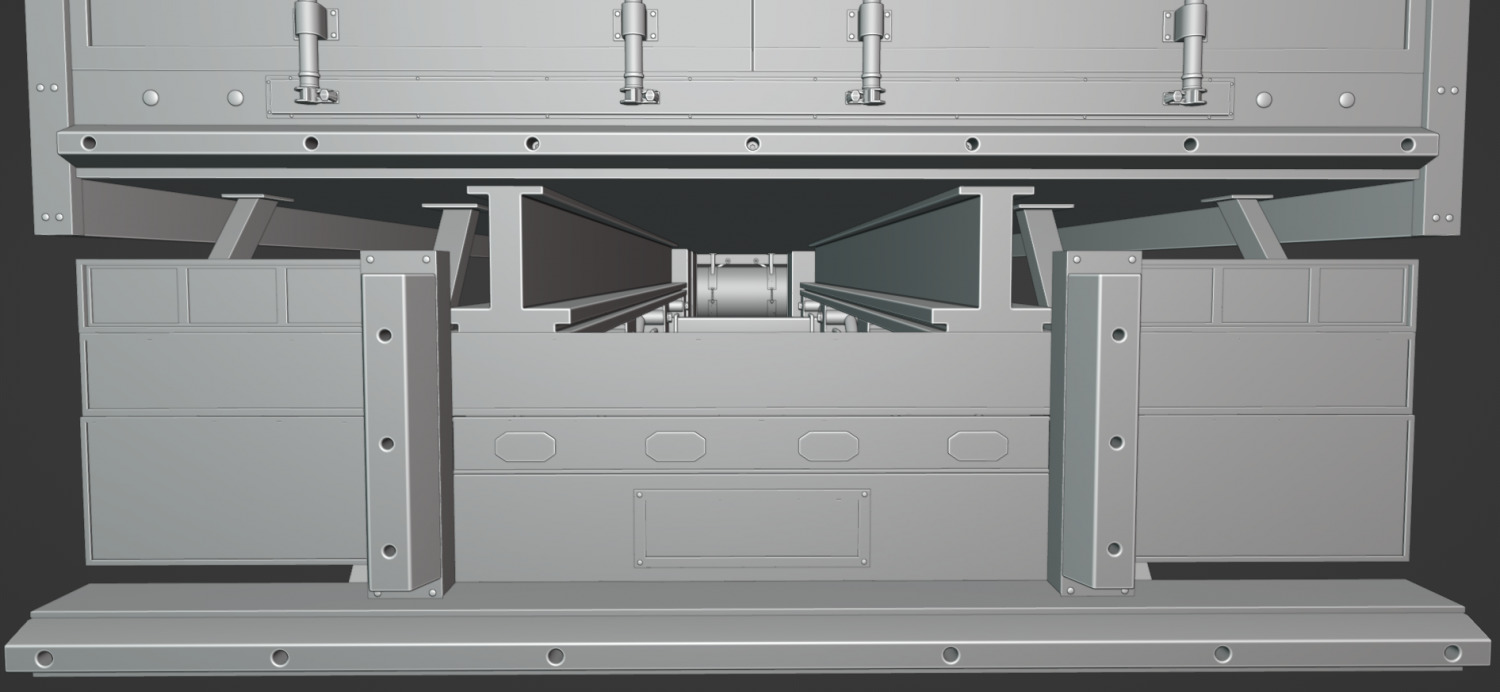 Truck Trailer 3D model_8
