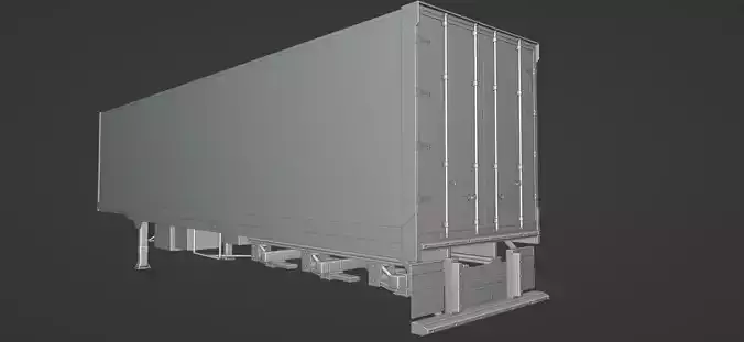 Truck Trailer 3D model