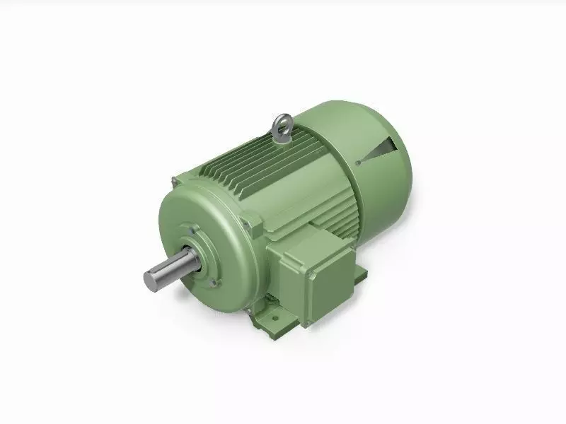180M B3 Right IEC electric motor - 3D CAD model 3D model