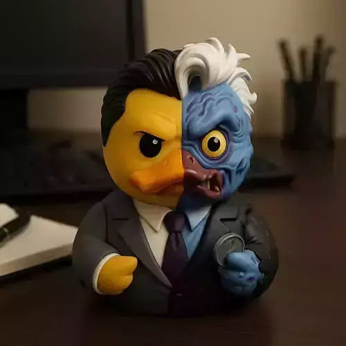 Rubber Duck - Two-Face DC Comics - 3d print 3D print model