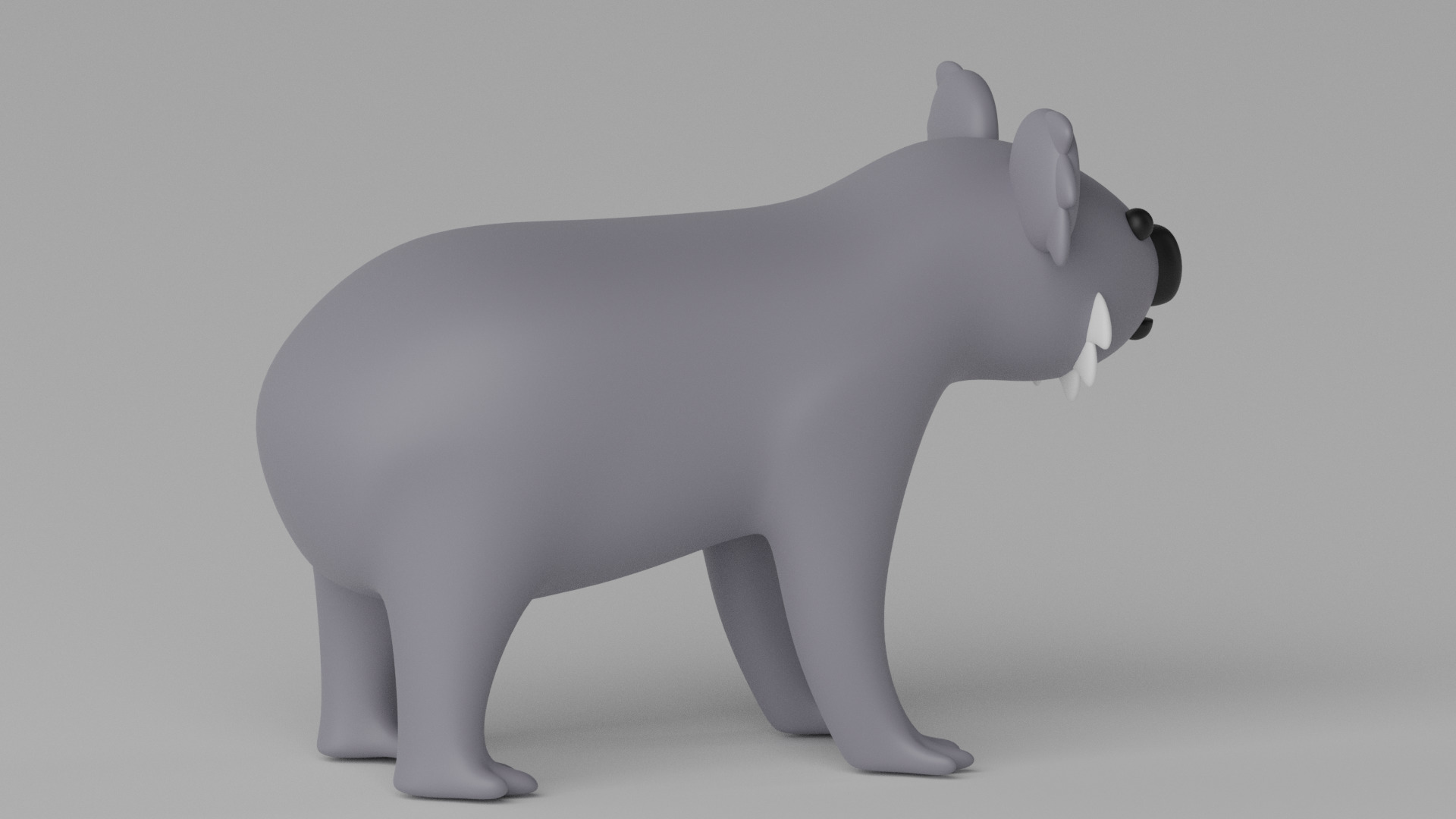 Cartoon Cute Koala 3D model_10