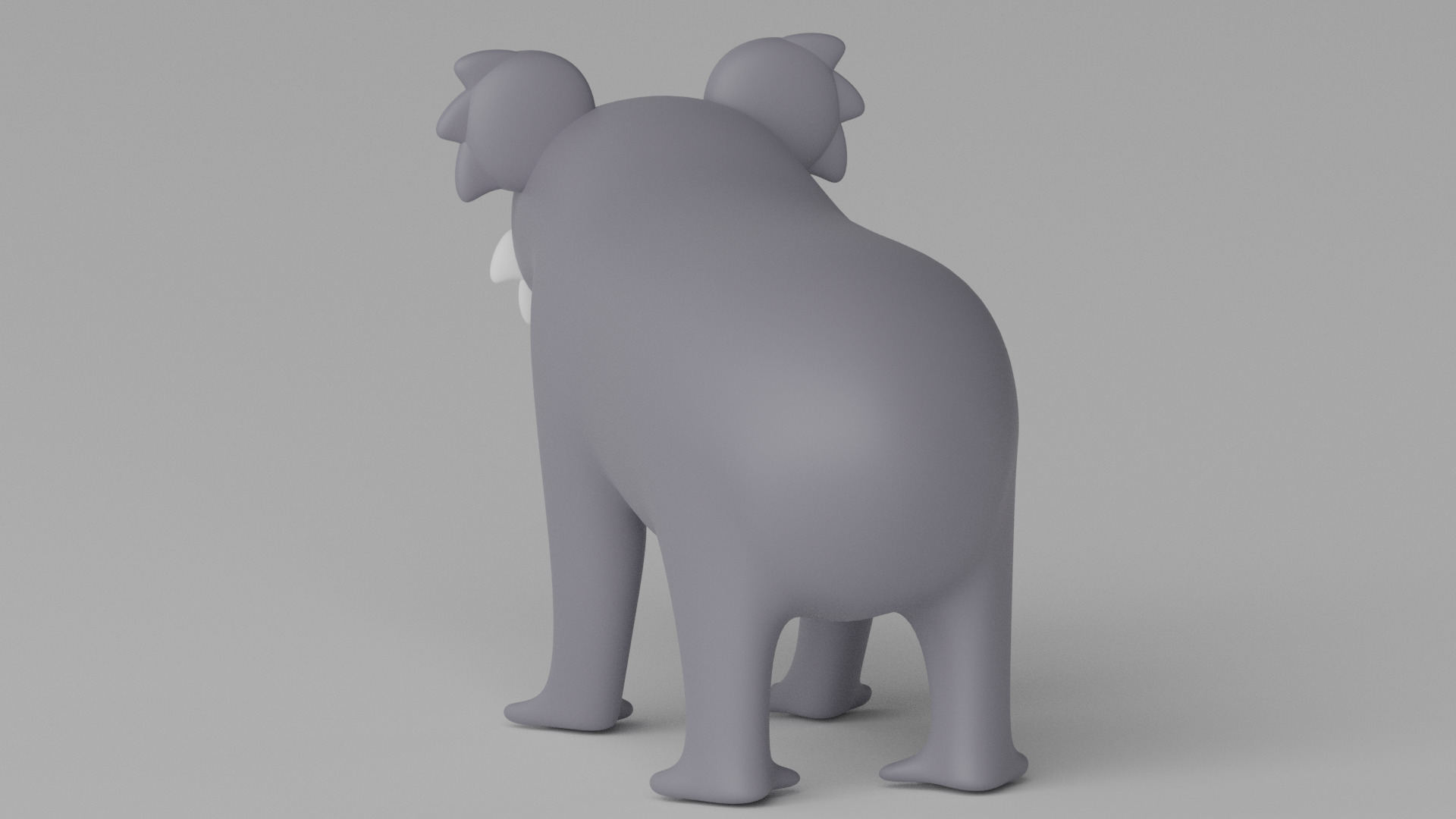 Cartoon Cute Koala 3D model_7