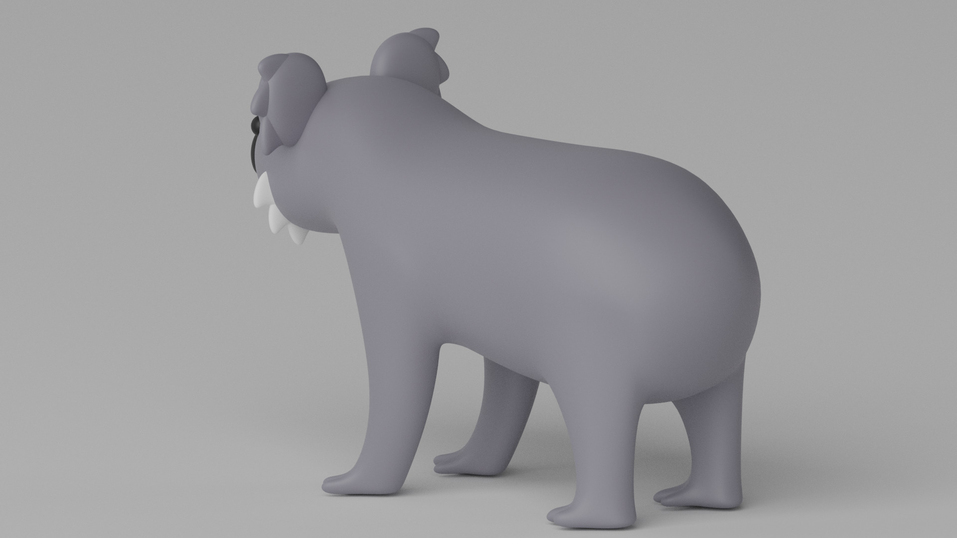 Cartoon Cute Koala 3D model_6