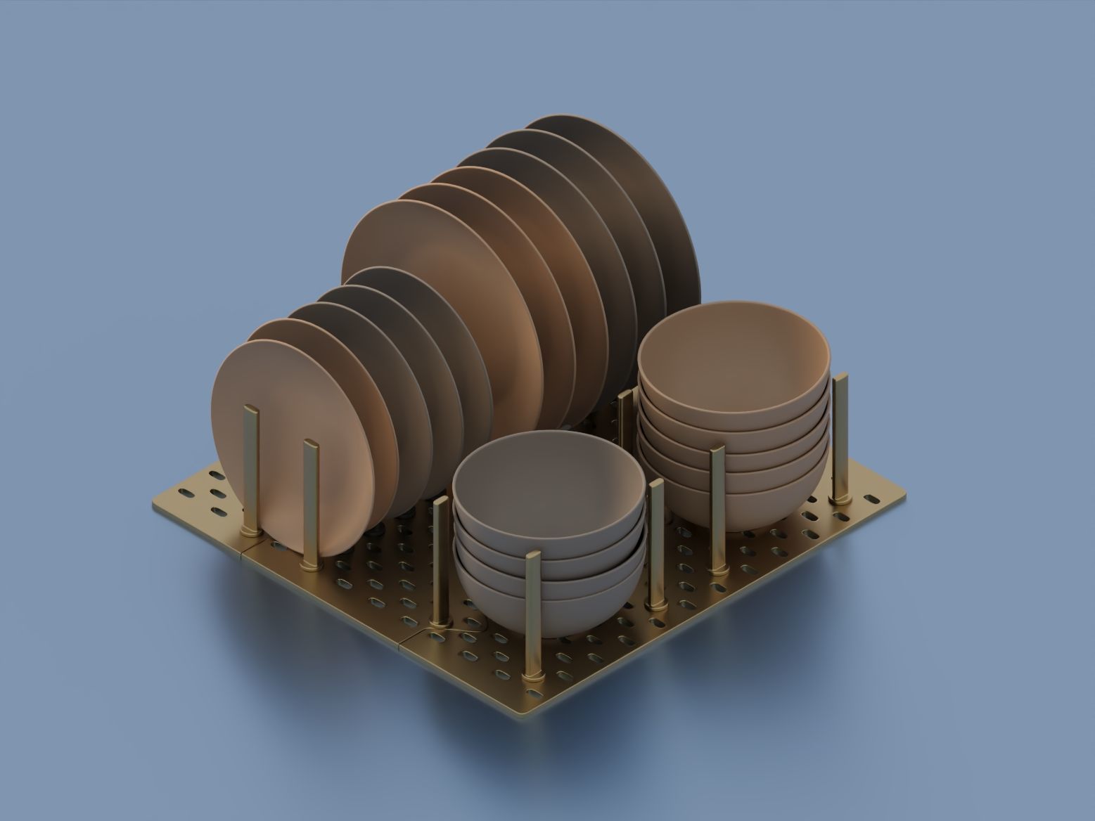 Ikea Uppdatera Pegboard kithen 3D model_1