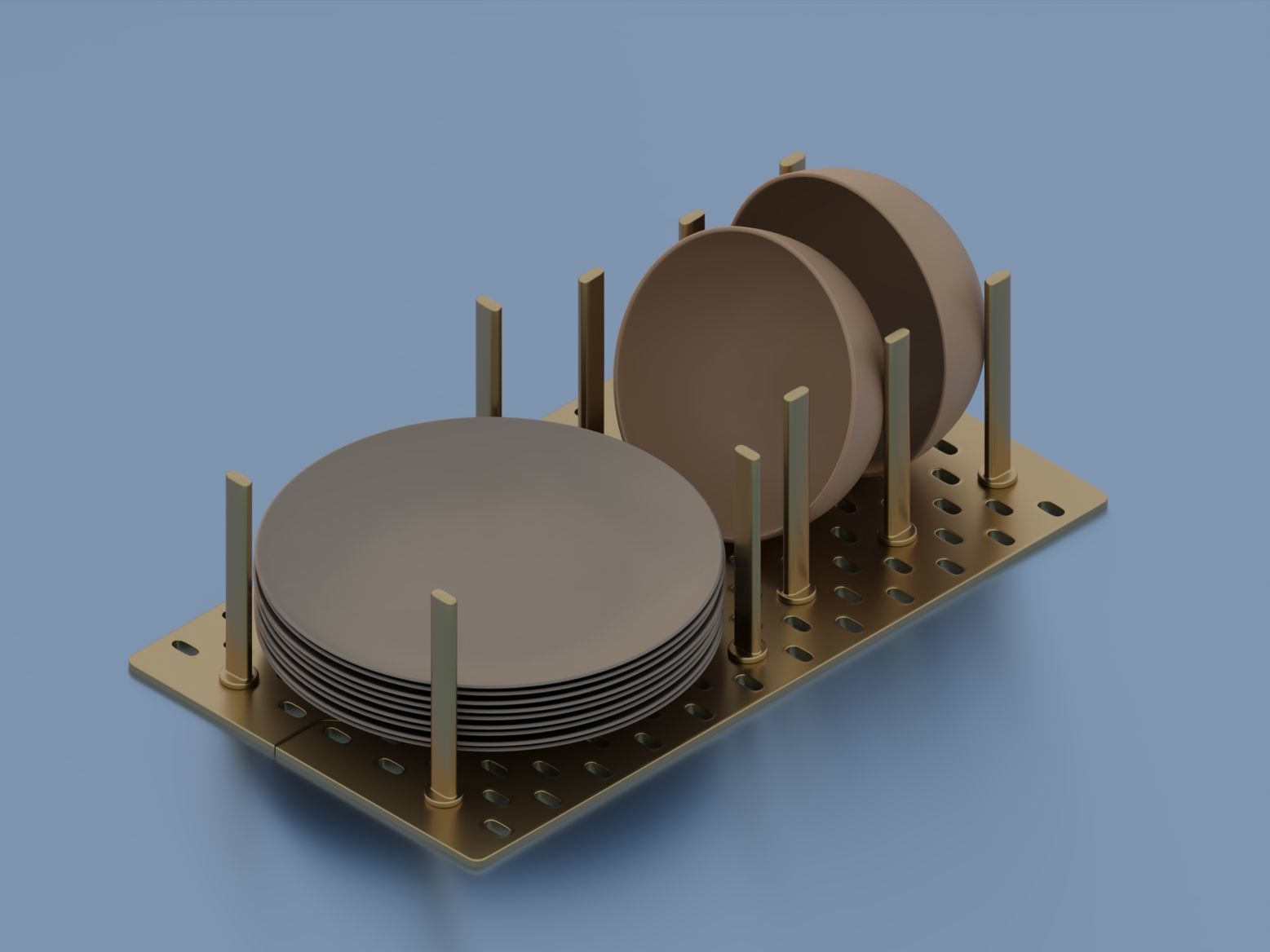 Ikea Uppdatera Pegboard kithen 3D model_2