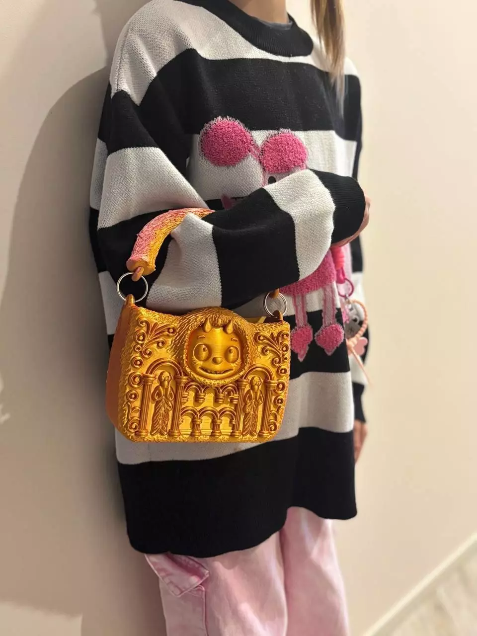 Labubu clutch 3D print model_0