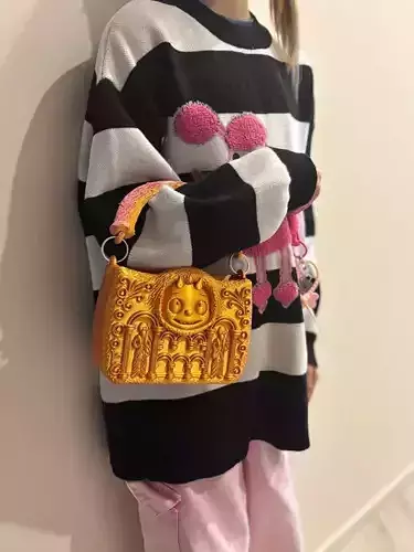 Labubu clutch 3D print model Labubu clutch 3D print model