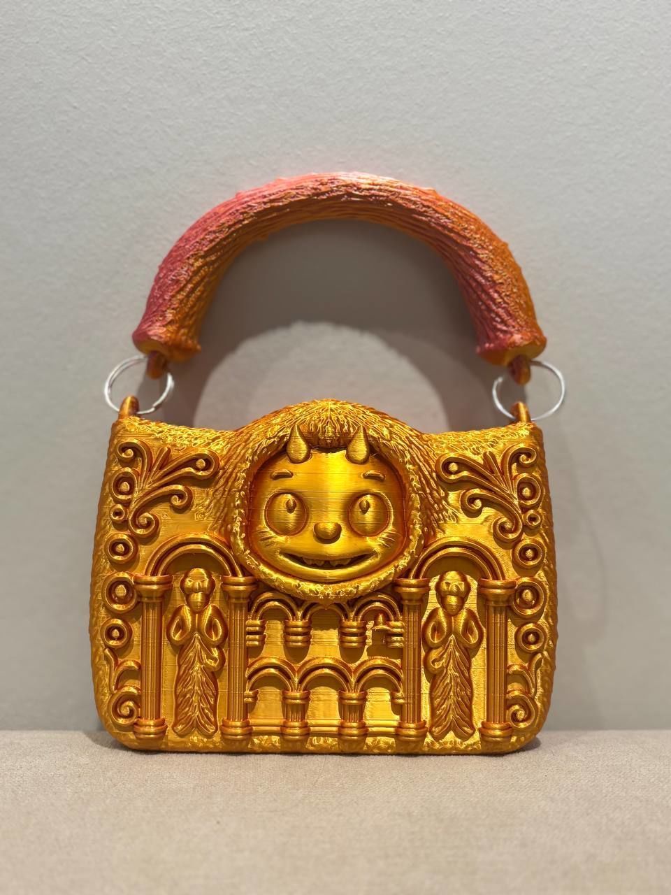 Labubu clutch 3D print model_1