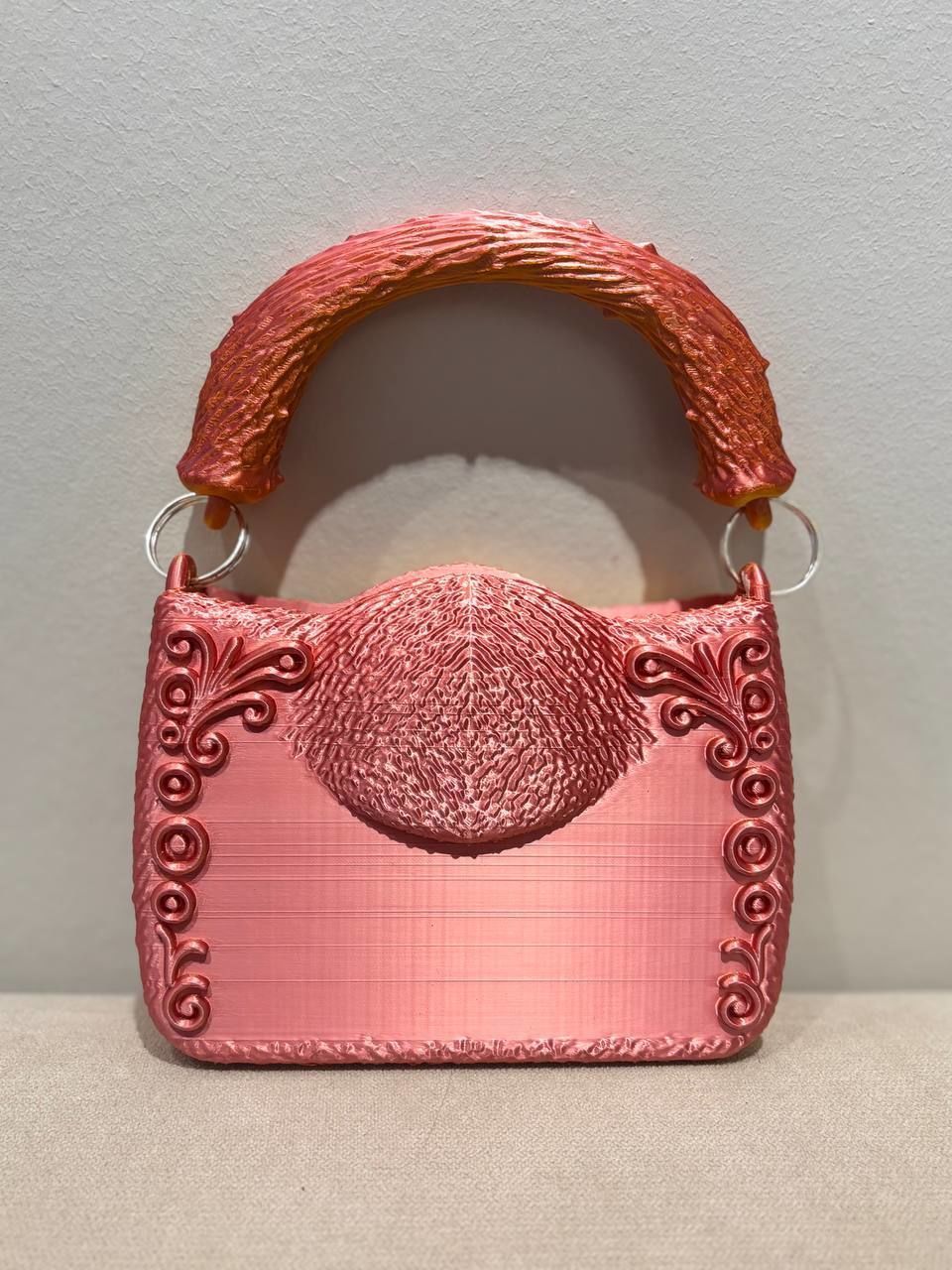 Labubu clutch 3D print model_5