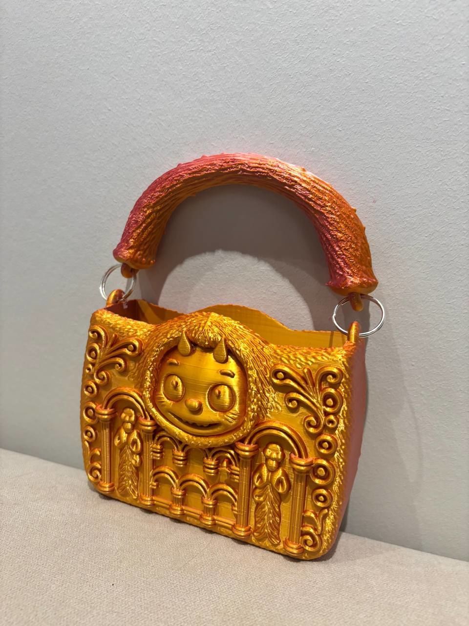 Labubu clutch 3D print model_4