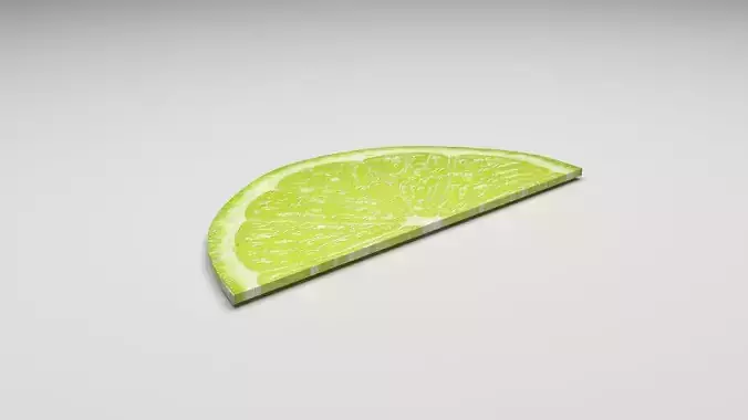 Sliced Lime 3D model