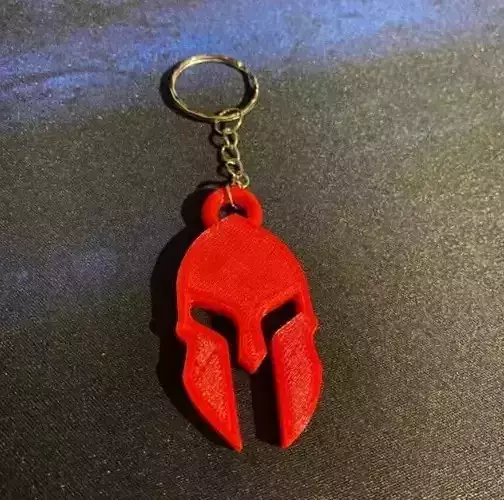 300 Spartan Helmet Keychain - Warrior STL File