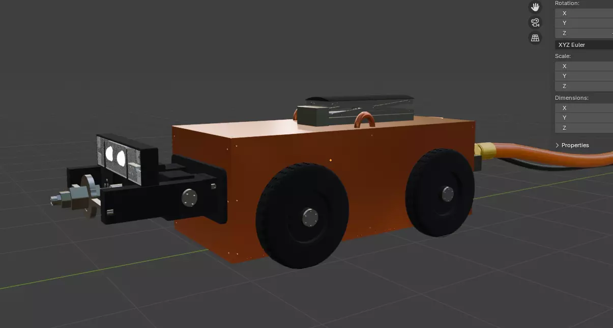 drainner X Water Jet Sweage Cleaner 3D model