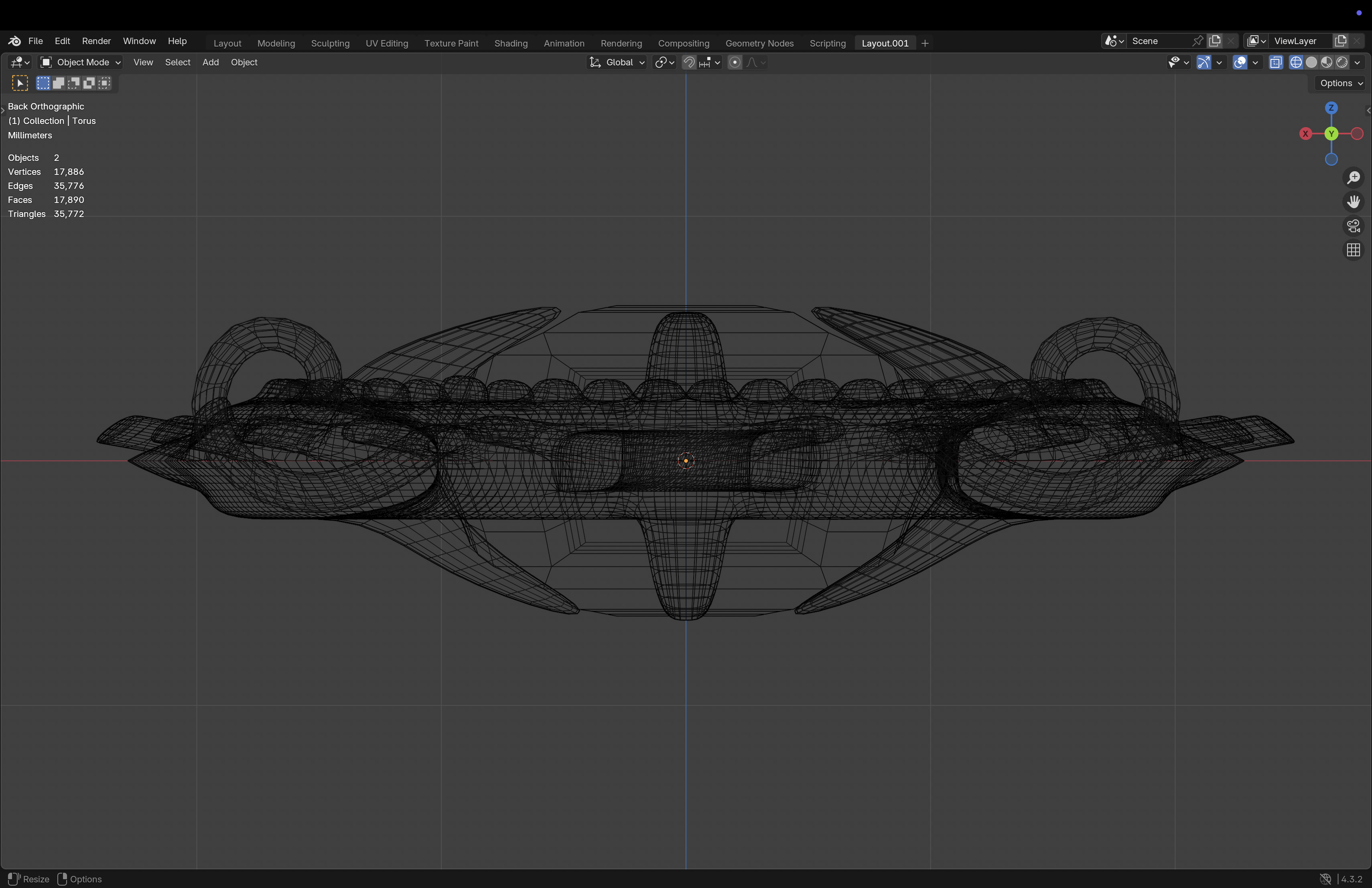Ruby Necklace Low-poly 3D model_16