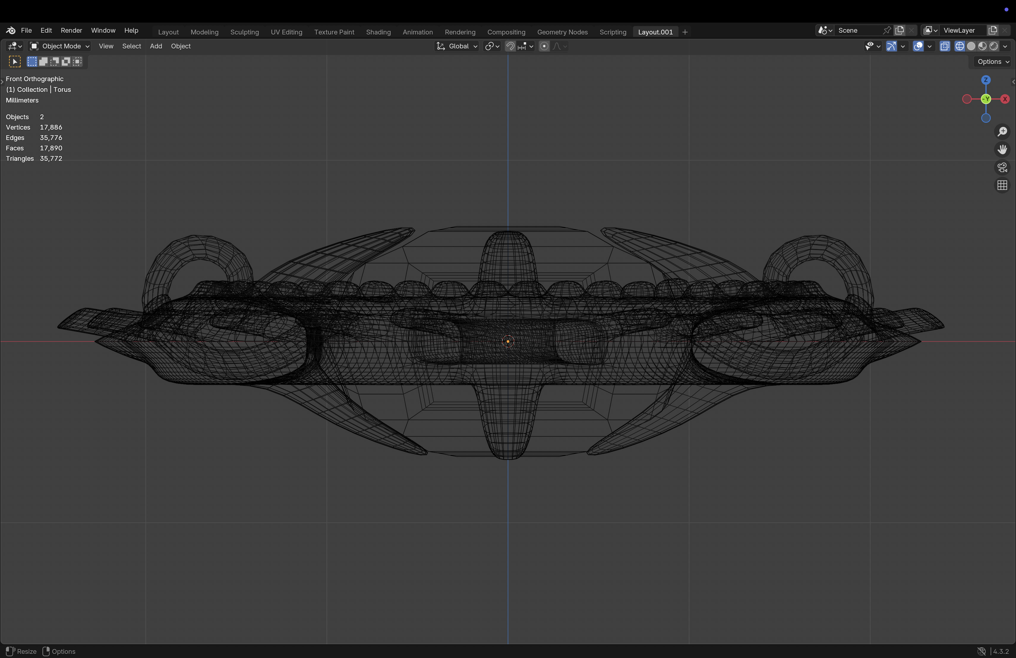 Ruby Necklace Low-poly 3D model_18