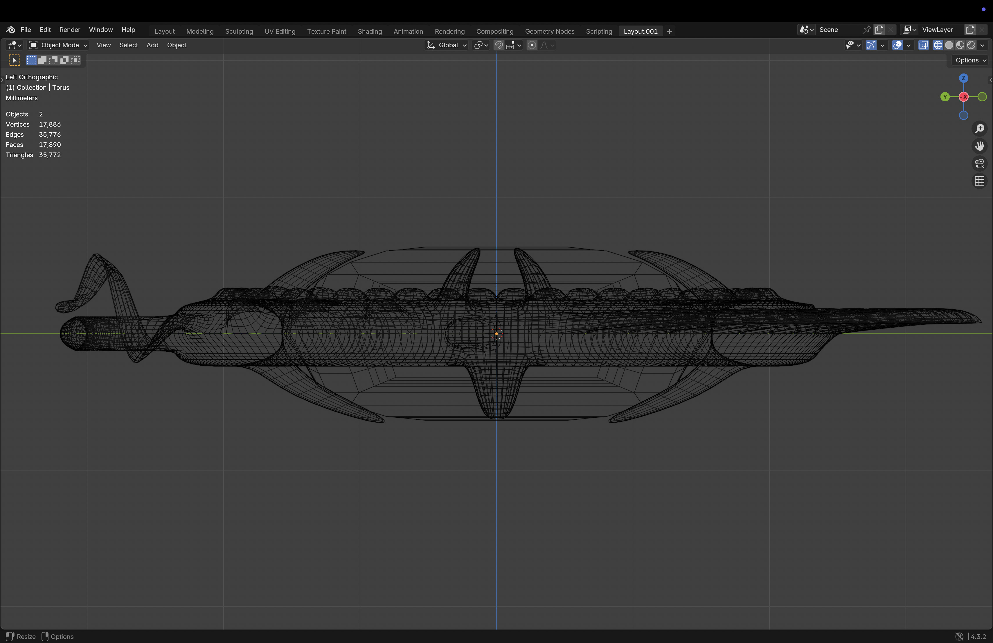 Ruby Necklace Low-poly 3D model_19