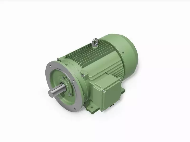 200L B35 Right IEC electric motor - 3D CAD model 3D model