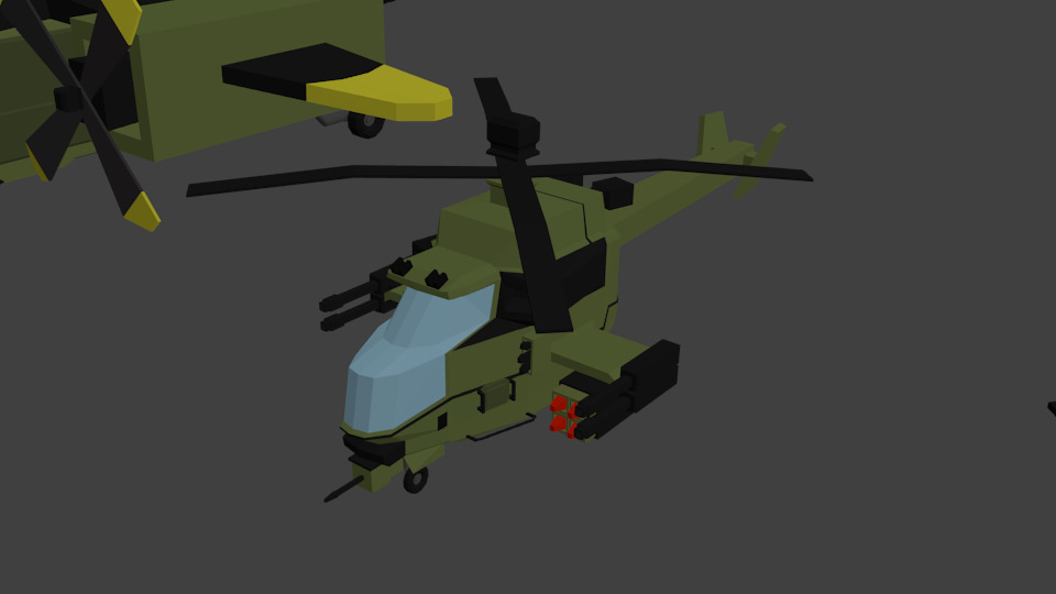 Square-Army Low-poly 3D model_8