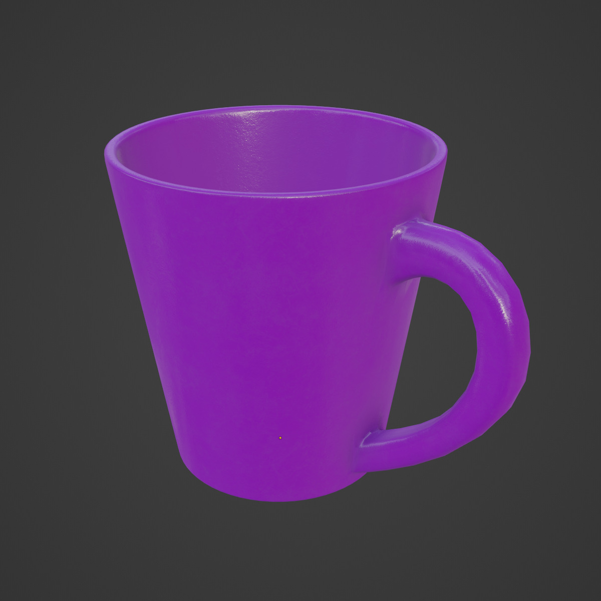 Coffee Mug 07 Low-poly 3D model_6