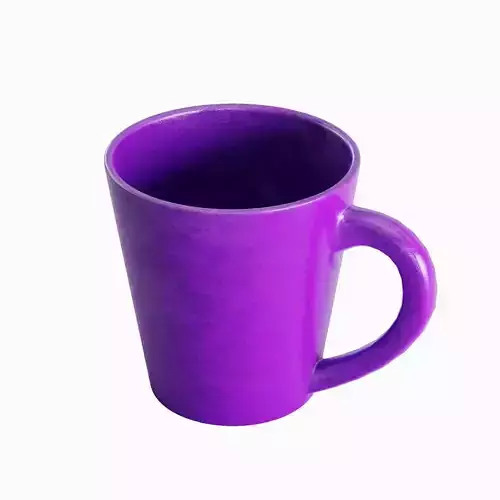 Coffee Mug 07 Low-poly 3D model