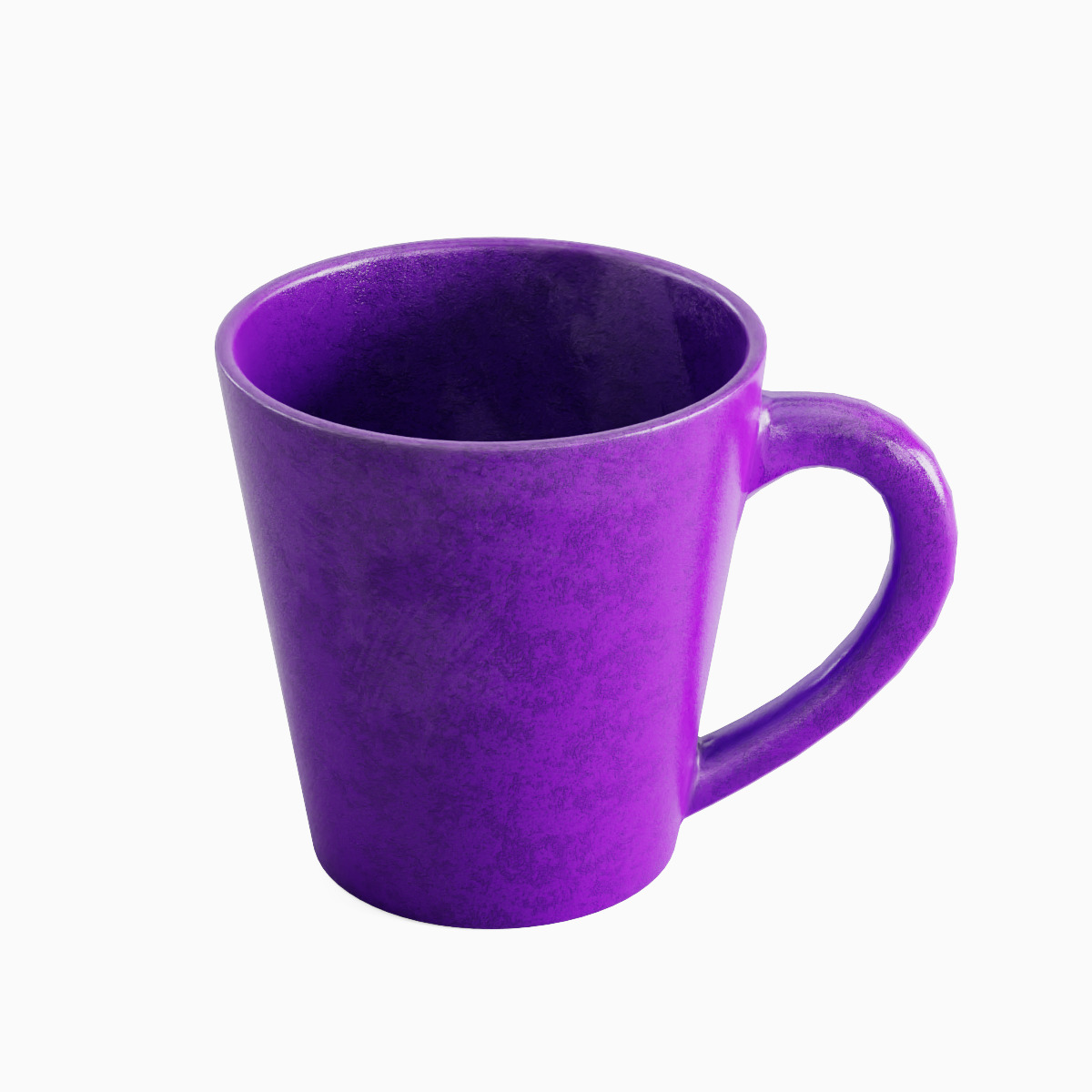 Coffee Mug 07 Low-poly 3D model_4