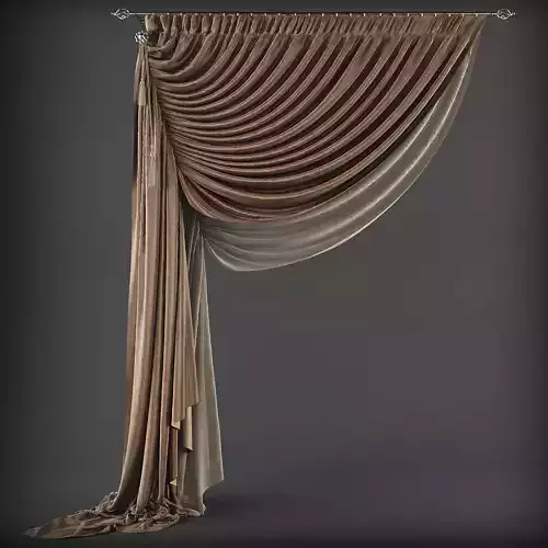 Curtain 3D model 199