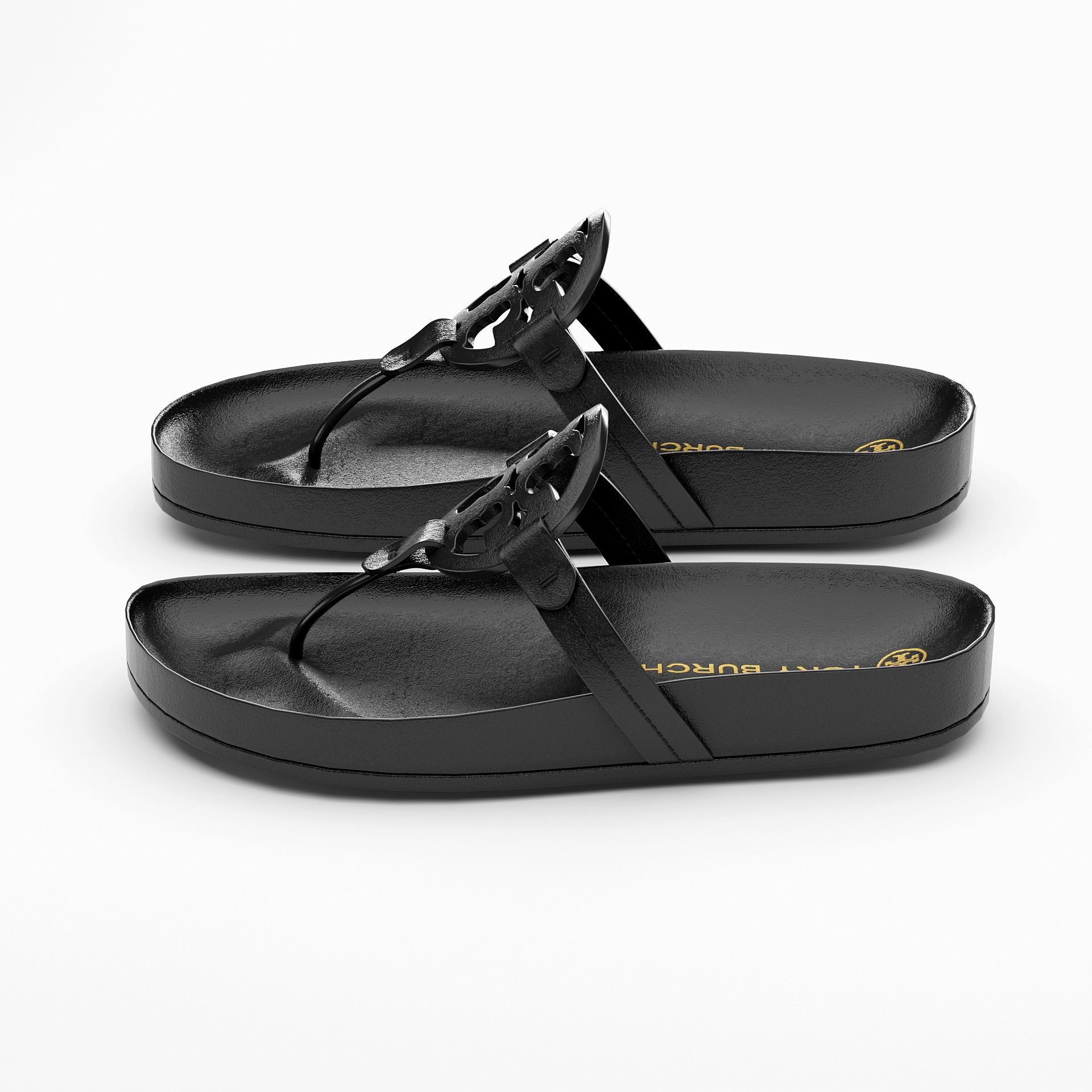 Tory Burch Miller Cloud Sandals 3D model_4