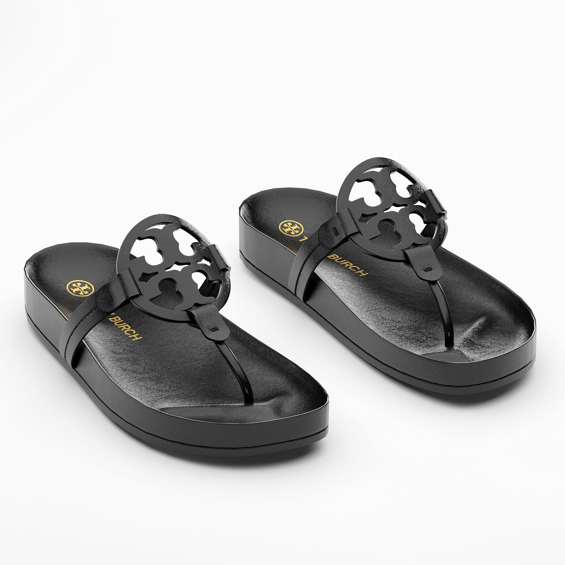 Tory Burch Miller Cloud Sandals 3D model_1