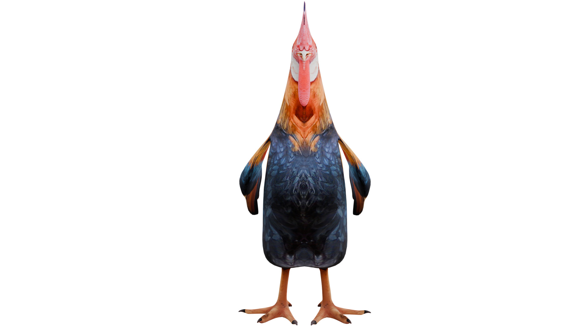 Rooster 3D model_7